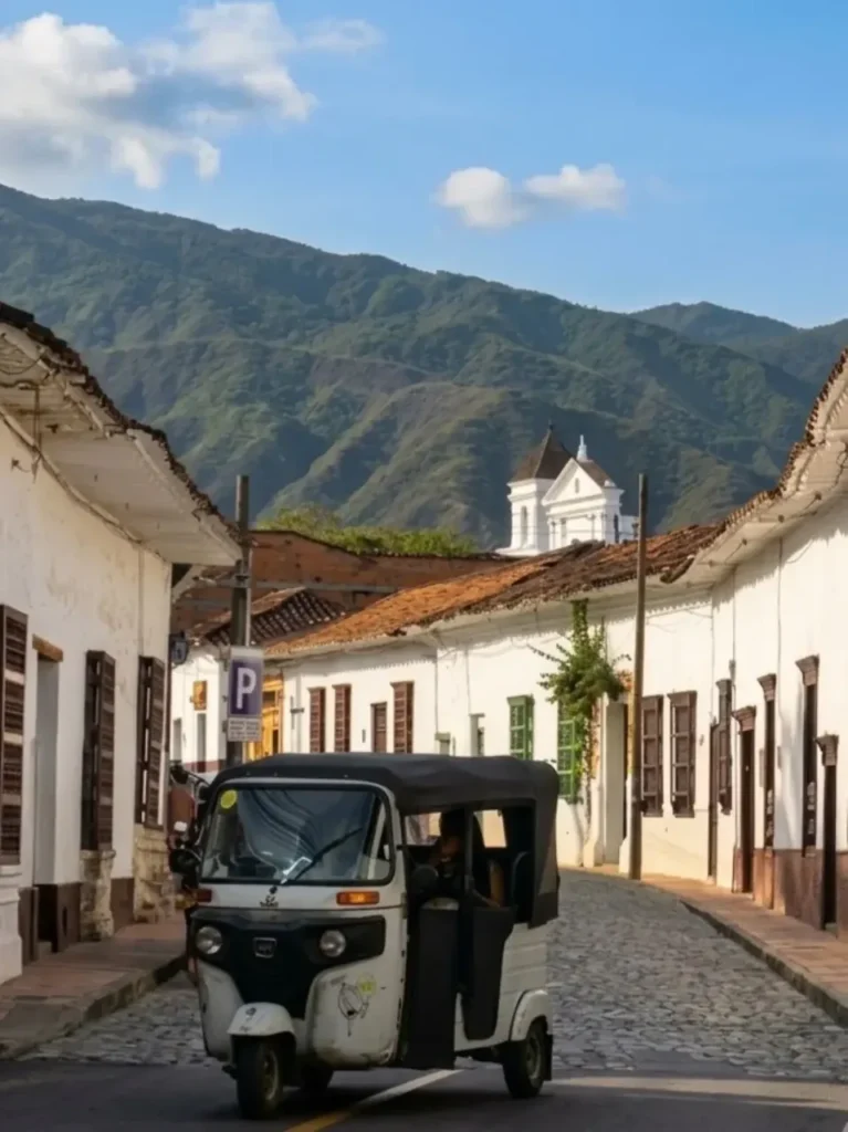 Calle colonial de Santa Fe de Antioquia